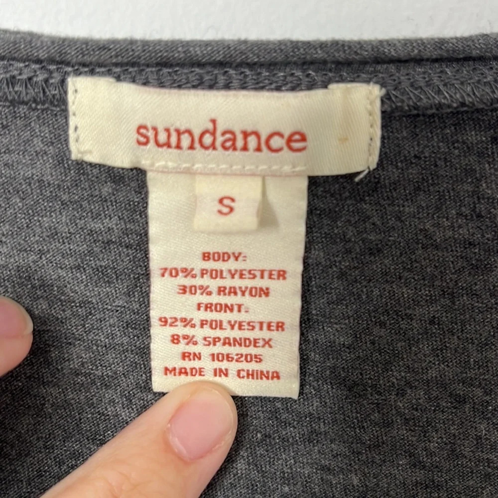 Sundance Dulcet Tones Velour Velvet Ruched Top View 3